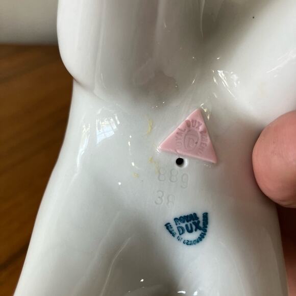 Royal Dux Elephant Vintage Ceramic Figurine Sculpture Statue Jaroslav Jezek - Picture 6 of 8